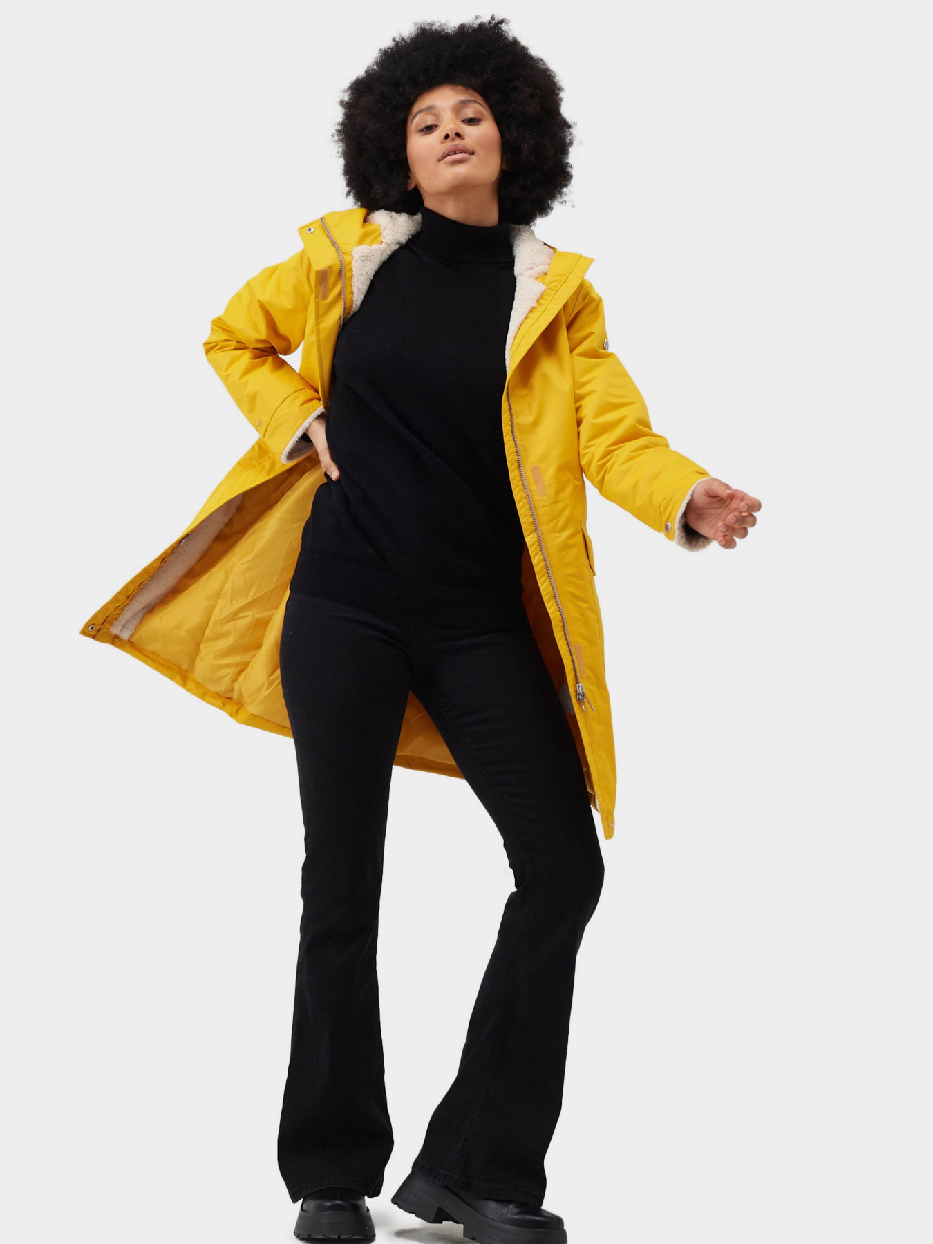 Парка Regatta Romine модель RWP351-LAV Жовтий Фото