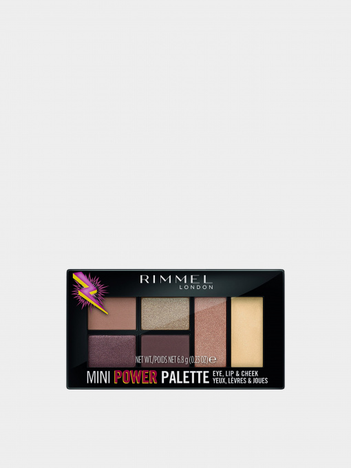 Палетка теней 3в1 Mini Power Palette RIMMEL модель 3614228937276 Фото