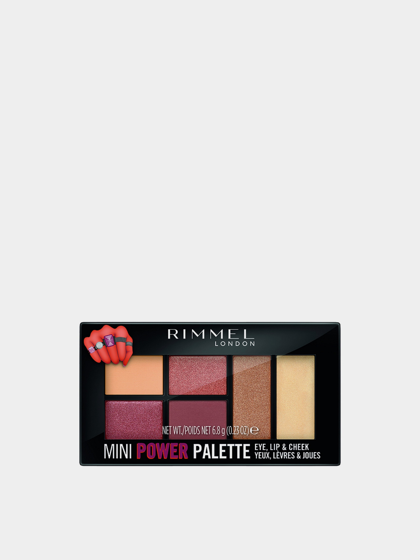 Палетка теней 3в1 Mini Power Palette RIMMEL модель 3614228937474 Фото