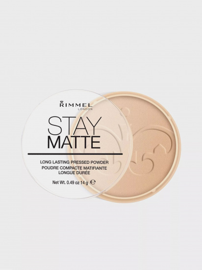 RIMMEL ­Пудра компактна Stay Matte Long Lasting Powder модель 3607345064536 — фото - INTERTOP