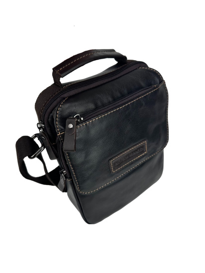 Мессенджер RoyalBag модель RR-9108-1DB — фото 4 - INTERTOP