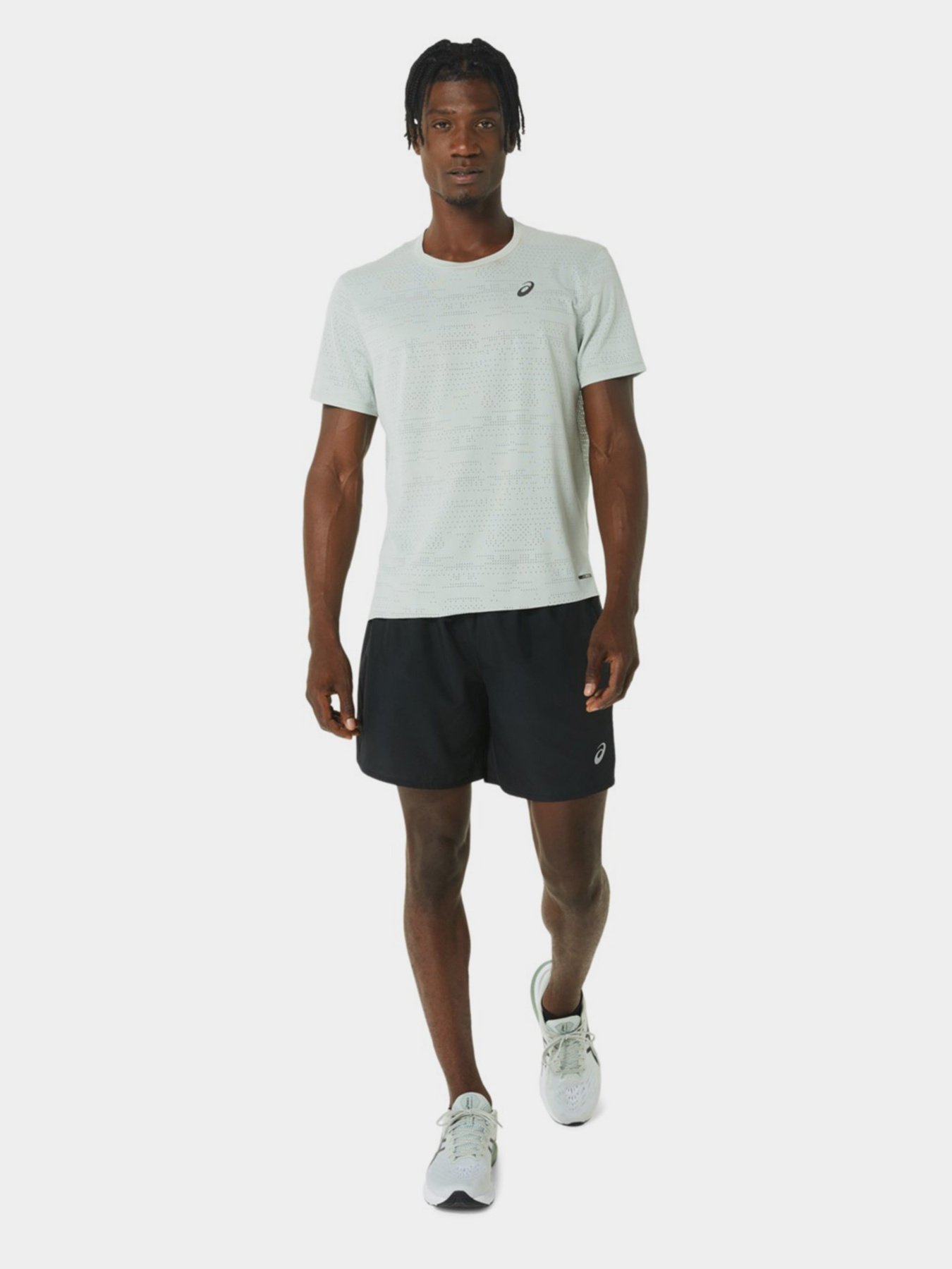 Шорты спортивные Asics Icon модель 2011C730-001 Чорний, сірий Фото