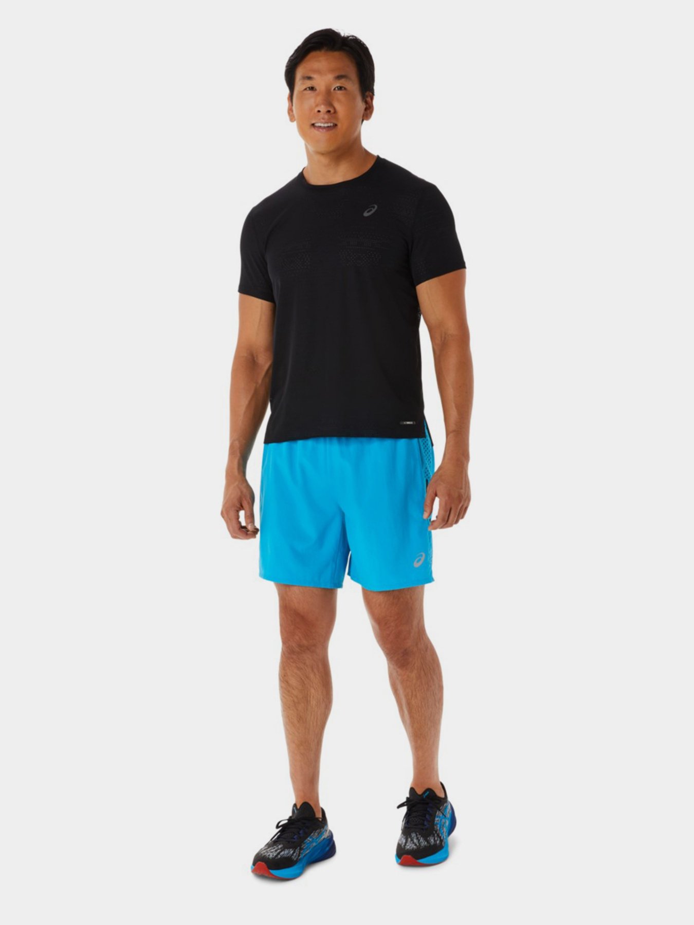 Шорти спортивні Asics Icon модель 2011C730-403 Синій, чорний Фото