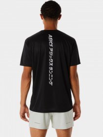 Футболка спортивная Asics Katakana Ss модель 2011C757-001 Чорний Фото