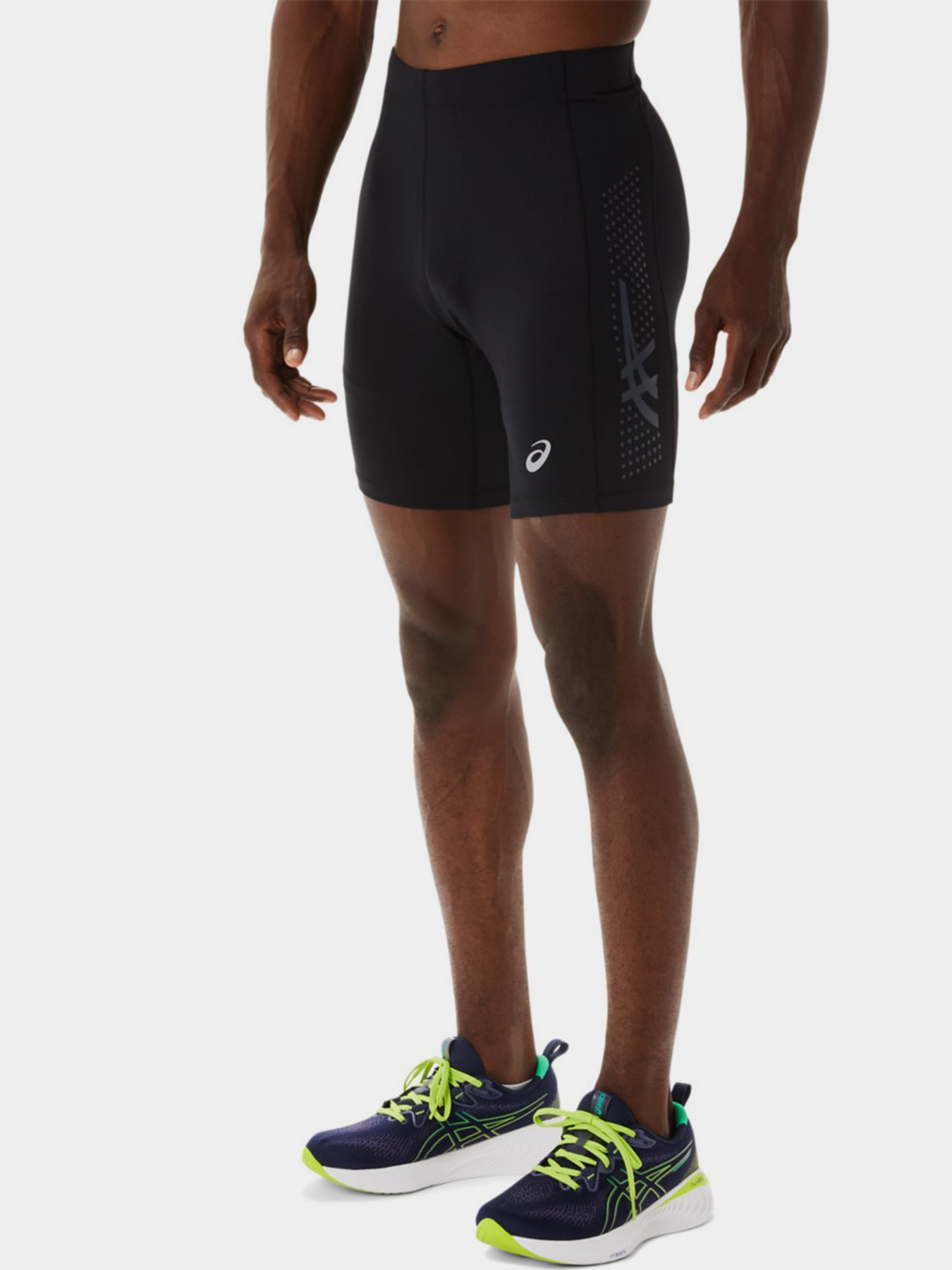 Шорты спортивные Asics Icon Sprinter модель 2011C810-001 Чорний, сірий Фото