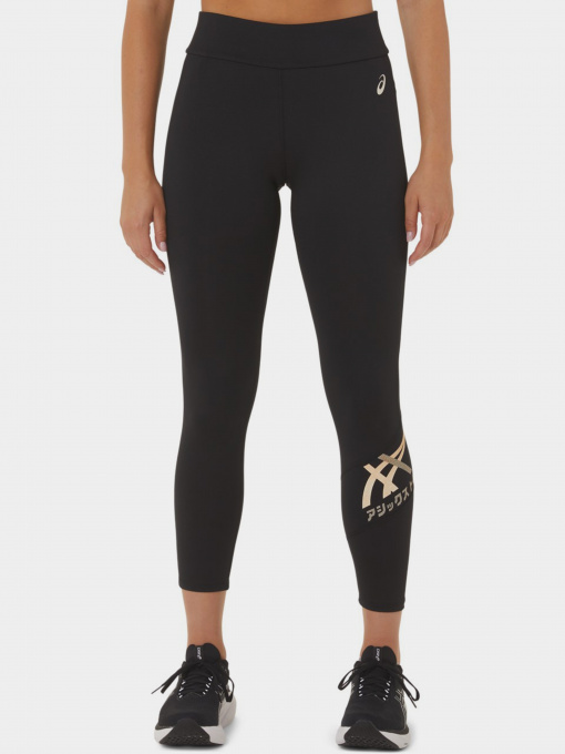 Спортивні леггінси Asics Tiger 7/8 модель 2032C513-002 Чорний, бежевий Фото