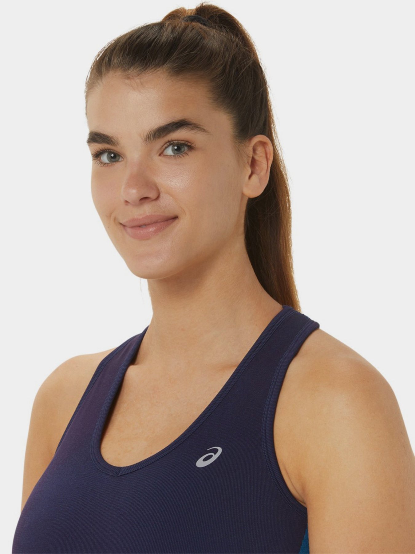 Топ спортивный Asics Nagino Seamless модель 2032C682-400 Синій Фото