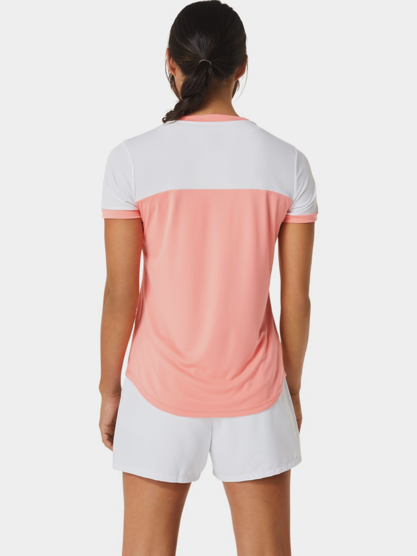 Футболка спортивная Asics модель 2042A262-701 Рожевий, білий Фото