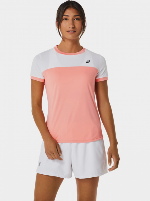 Футболка спортивна Asics Модель 2042A262-701 Рожевий, білий Фото