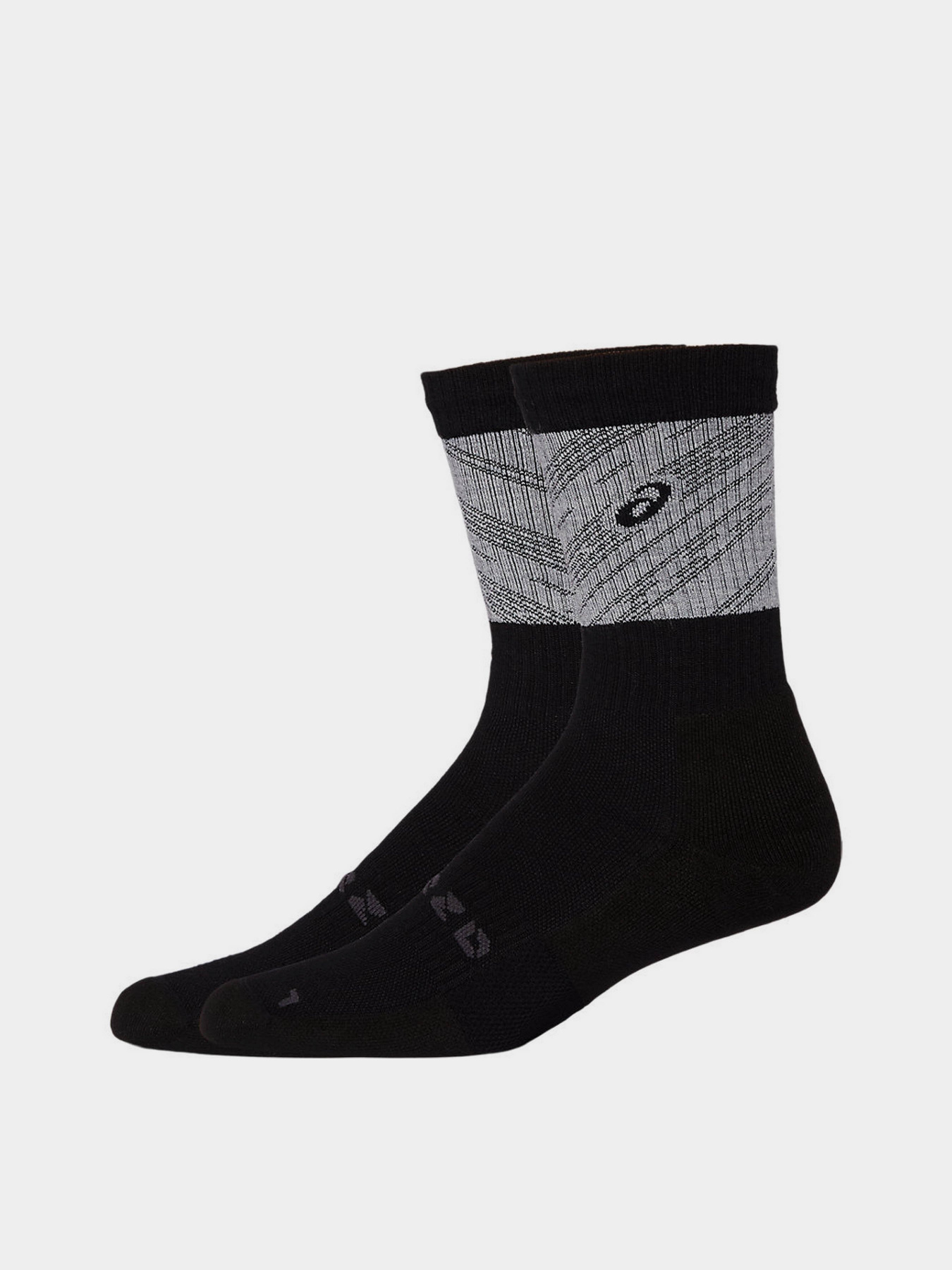 Шкарпетки Asics Winter Run Crew модель 3013A769-020 Сірий, чорний Фото