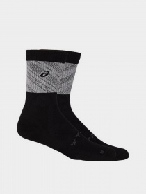 Шкарпетки Asics Winter Run Crew модель 3013A769-020 Сірий, чорний Фото