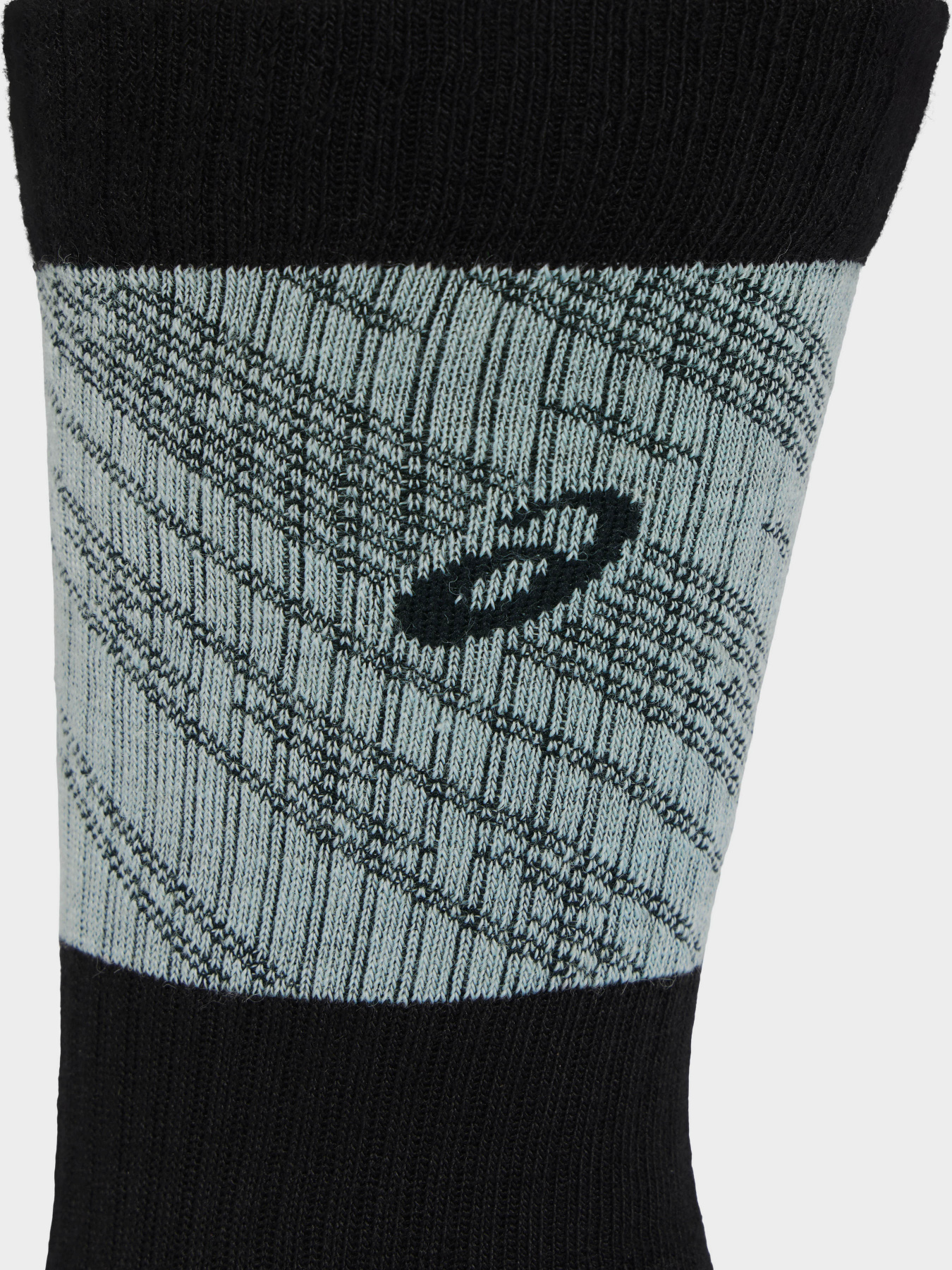 Носки Asics Winter Run Crew модель 3013A769-501 Чорний, зелений Фото