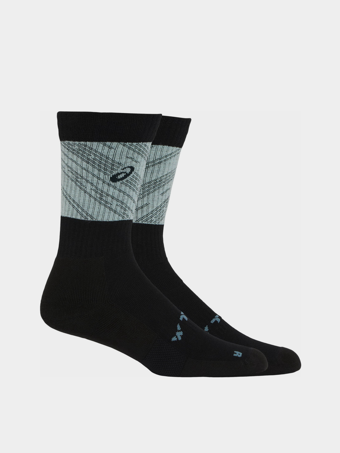 Шкарпетки Asics Winter Run Crew модель 3013A769-501 Чорний, зелений Фото