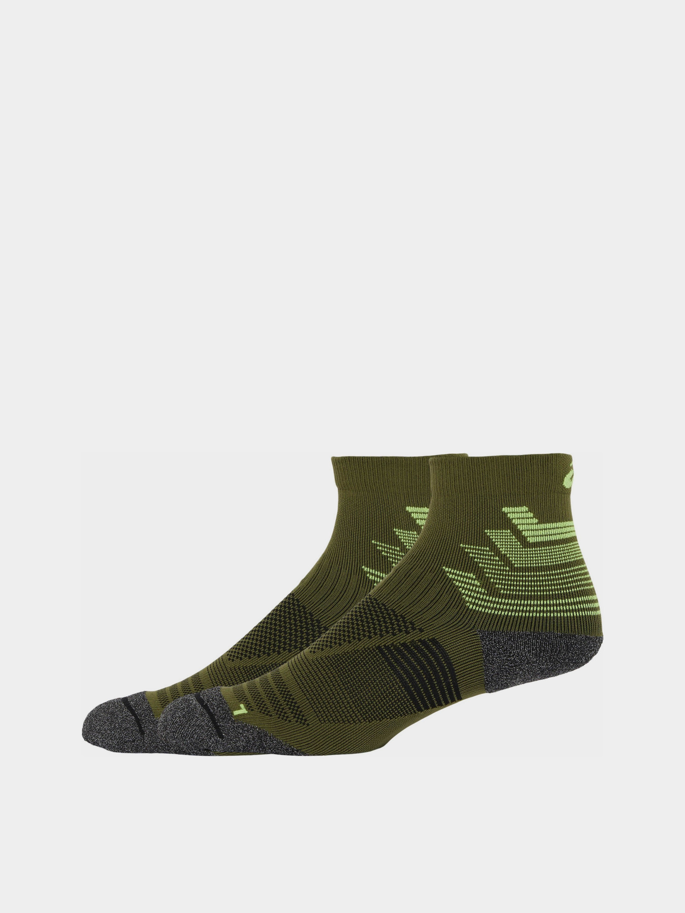 Шкарпетки Asics Racing Run Quarter модель 3013A865-300 Зелений, жовтий Фото