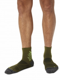 Шкарпетки Asics Racing Run Quarter модель 3013A865-300 Зелений, жовтий Фото