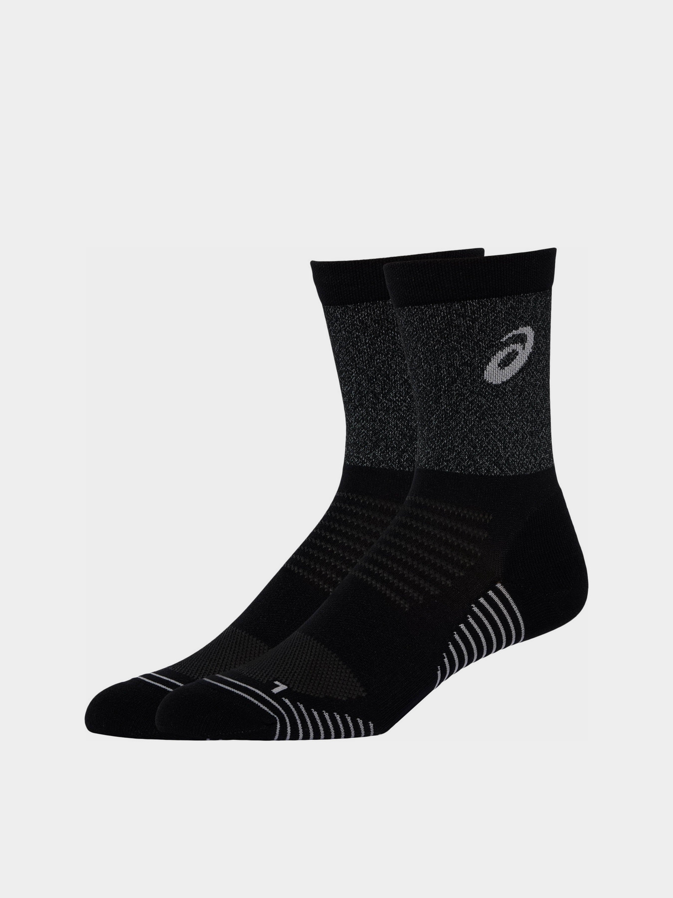 Носки Asics Lite-Show Run Crew модель 3013A866-001 Чорний, сірий Фото
