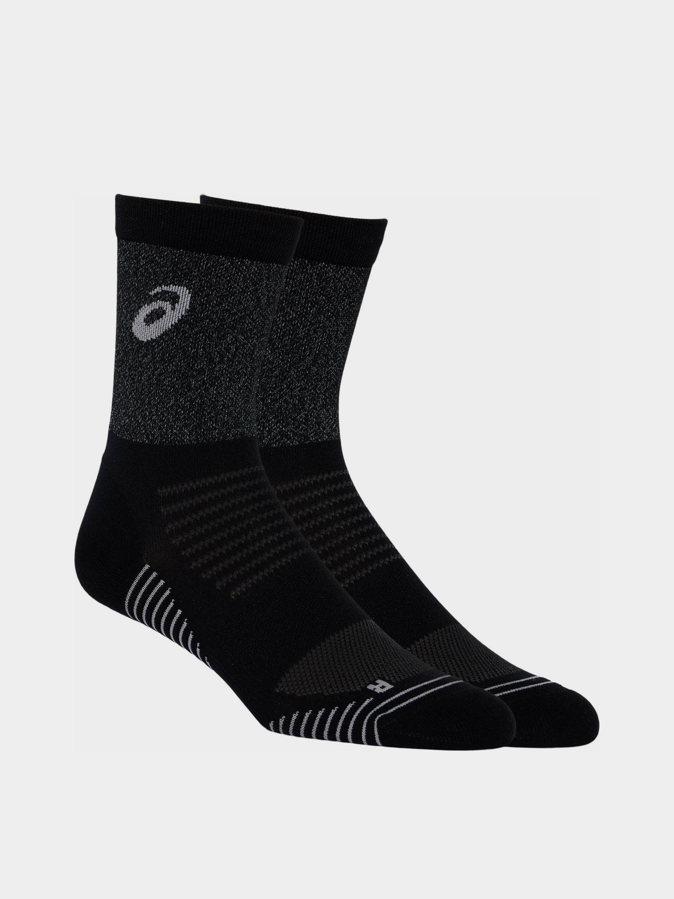 Носки Asics Lite-Show Run Crew модель 3013A866-001 Чорний, сірий Фото