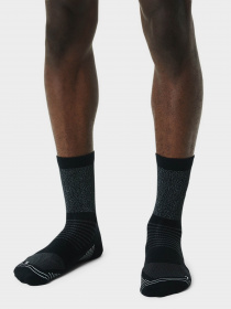 Носки Asics Lite-Show Run Crew модель 3013A866-001 Чорний, сірий Фото