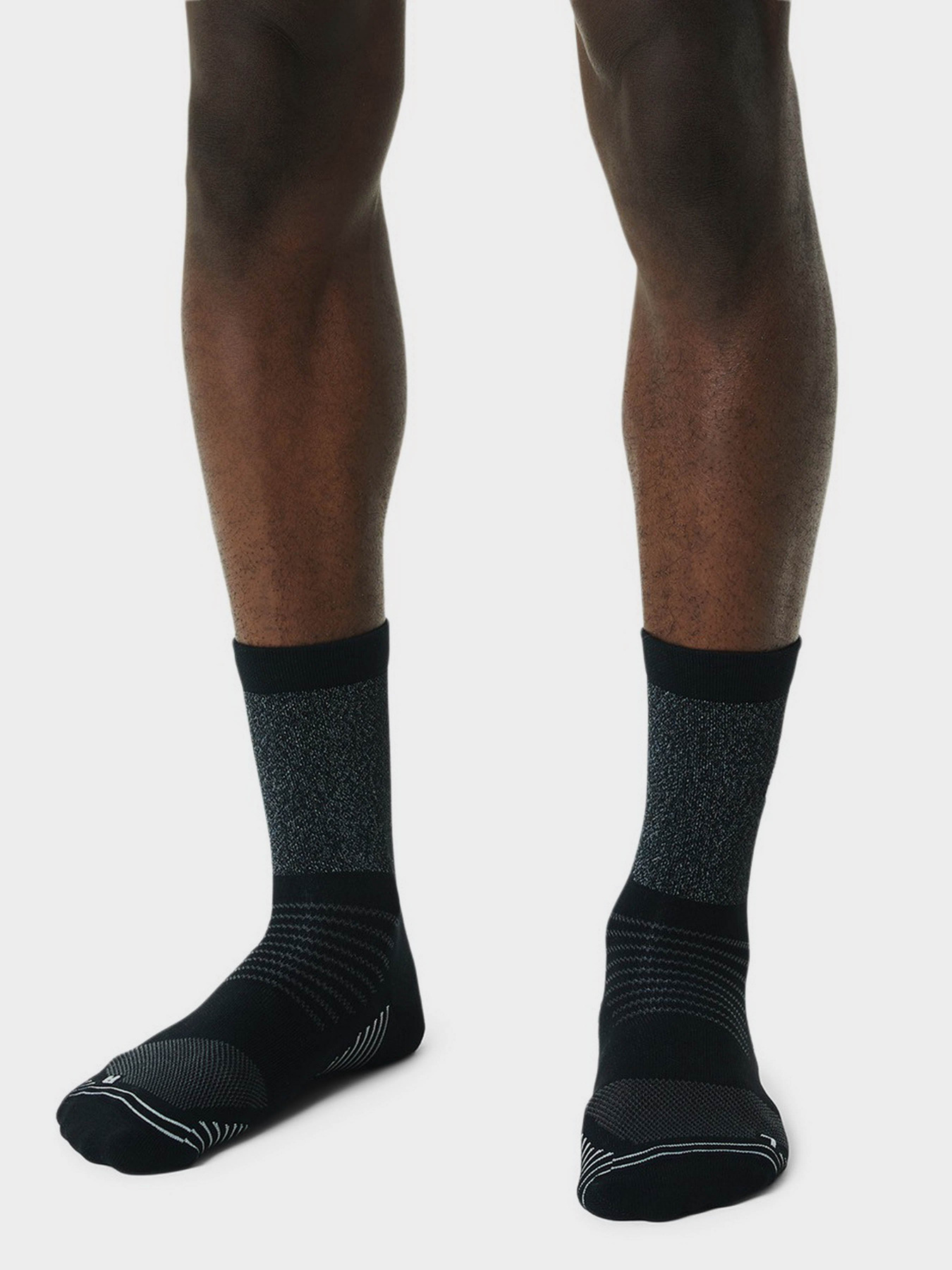 Шкарпетки Asics Lite-Show Run Crew модель 3013A866-001 Чорний, сірий Фото