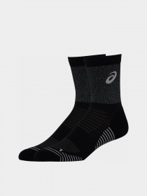Шкарпетки Asics Lite-Show Run Crew модель 3013A866-001 Чорний, сірий Фото