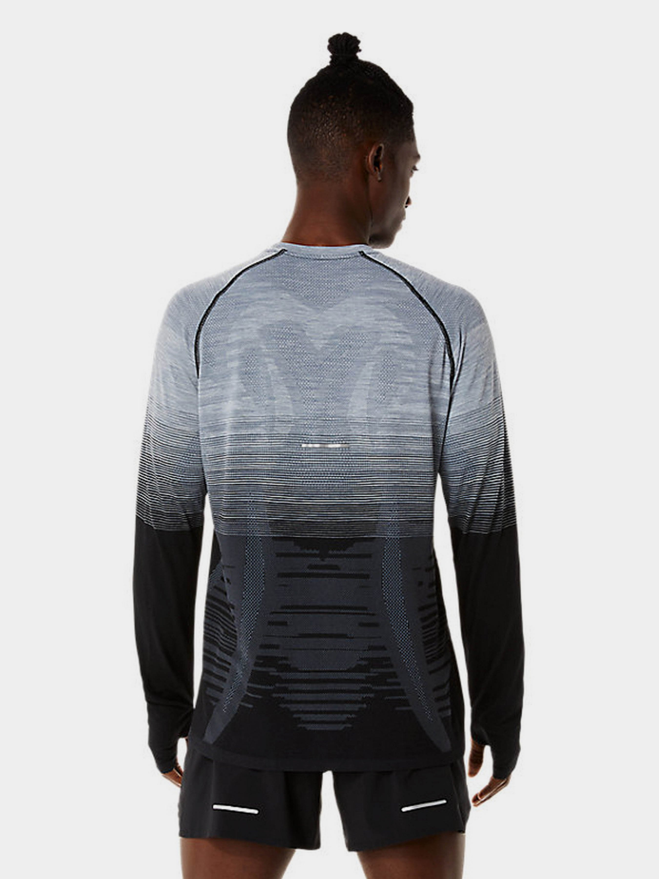 Лонгслив Asics Seamless модель 2011C394-002 Чорний, сірий Фото
