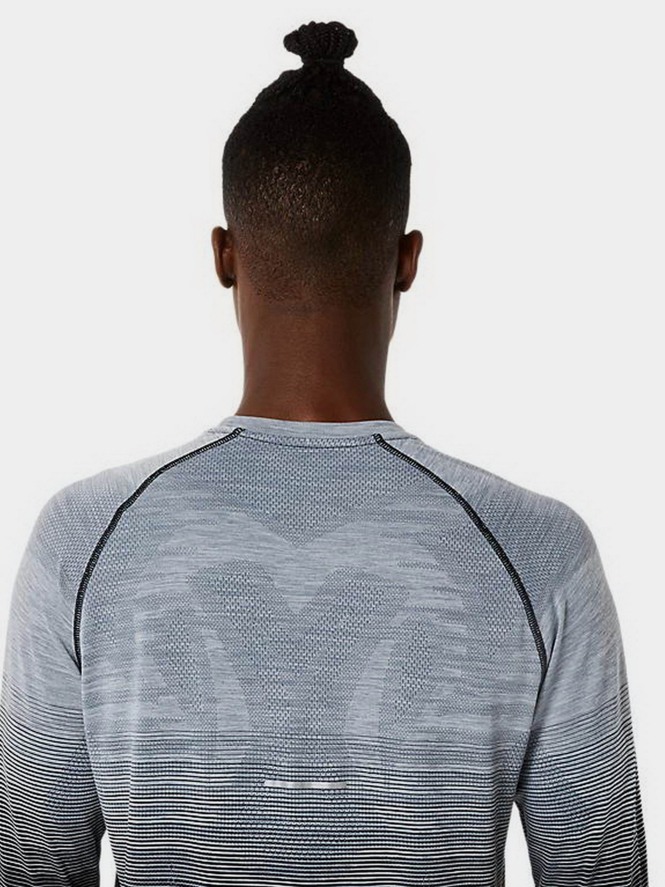 Лонгслив Asics Seamless модель 2011C394-002 Чорний, сірий Фото