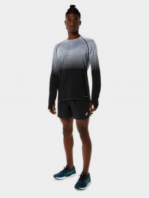Лонгслив Asics Seamless модель 2011C394-002 Чорний, сірий Лонгслив Asics Seamless модель 2011C394-002 Чорний, сірий Фото