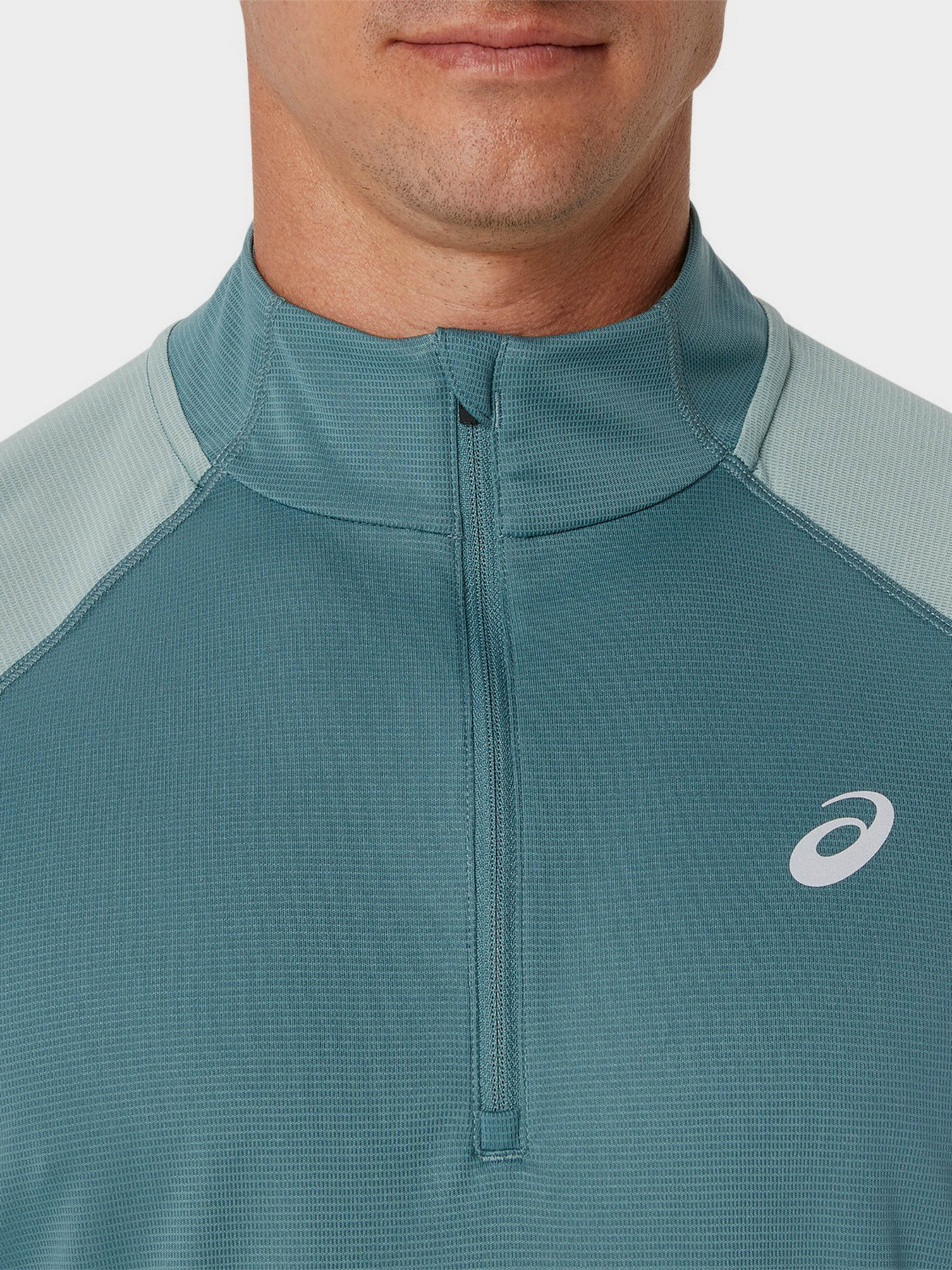 Лонгслив Asics Icon Ls 1/2 Zip модель 2011C732-401 Зелений Фото