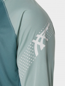 Лонгслив Asics Icon Ls 1/2 Zip модель 2011C732-401 Зелений Фото