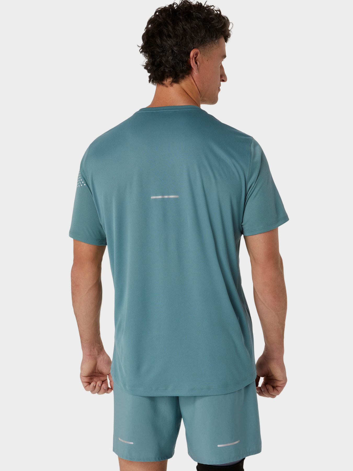 Футболка Asics Icon Ss модель 2011C734-406 Бірюзовий, білий Фото