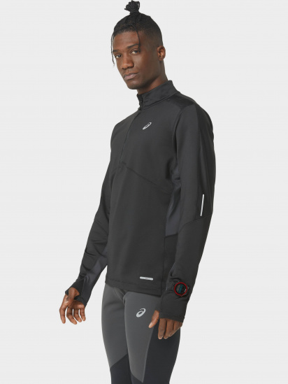 Лонгслів Asics Winter Run 1/2 Zip Mid Layer модель 2011C882-001 Чорний, сірий — фото - INTERTOP