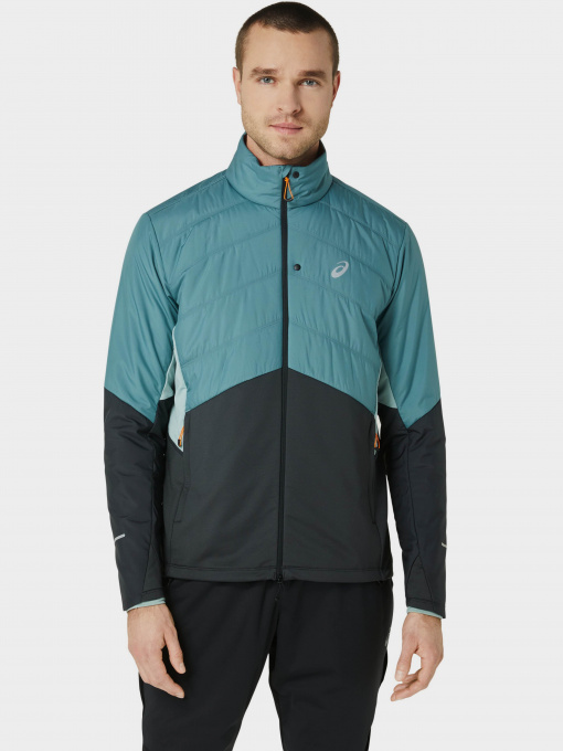 Ветровка Asics Winter Run модель 2011C883-400 Бірюзовий, сірий Фото