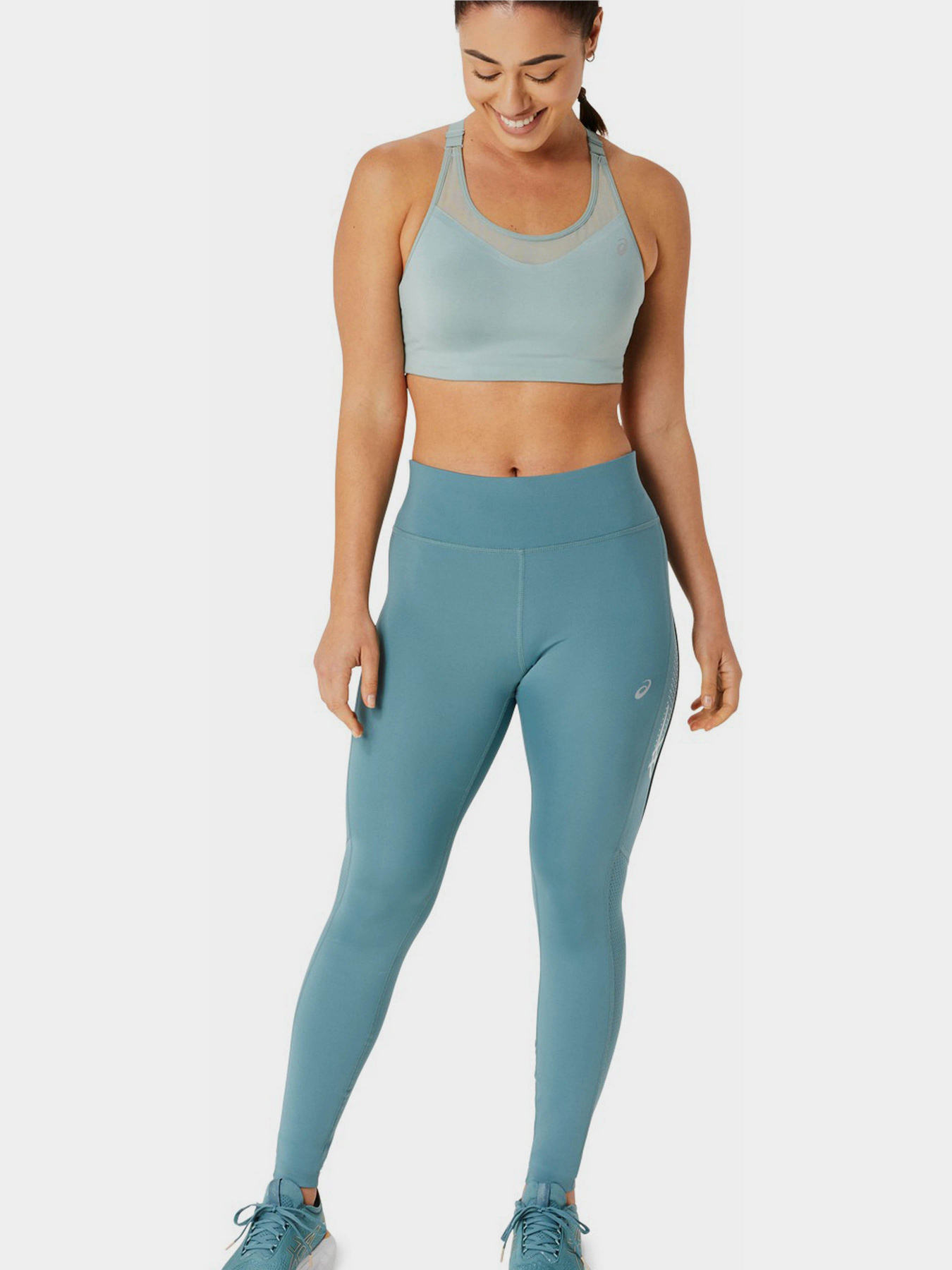 Леггинсы спортивные Asics Icon Tight модель 2012C739-400 Бірюзовий Фото