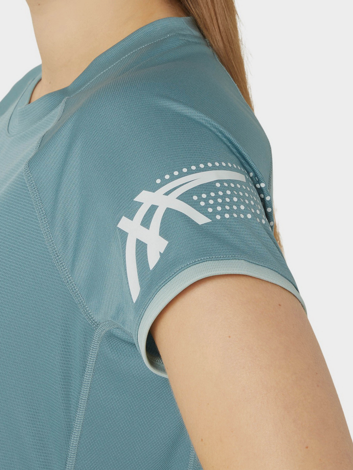 Футболка Asics Icon модель 2012C741-400 Бірюзовий Фото