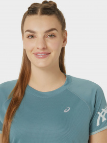 Футболка Asics Icon модель 2012C741-400 Бірюзовий Фото