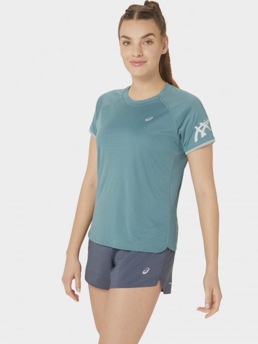 Футболка Asics Icon модель 2012C741-400 Бірюзовий Фото