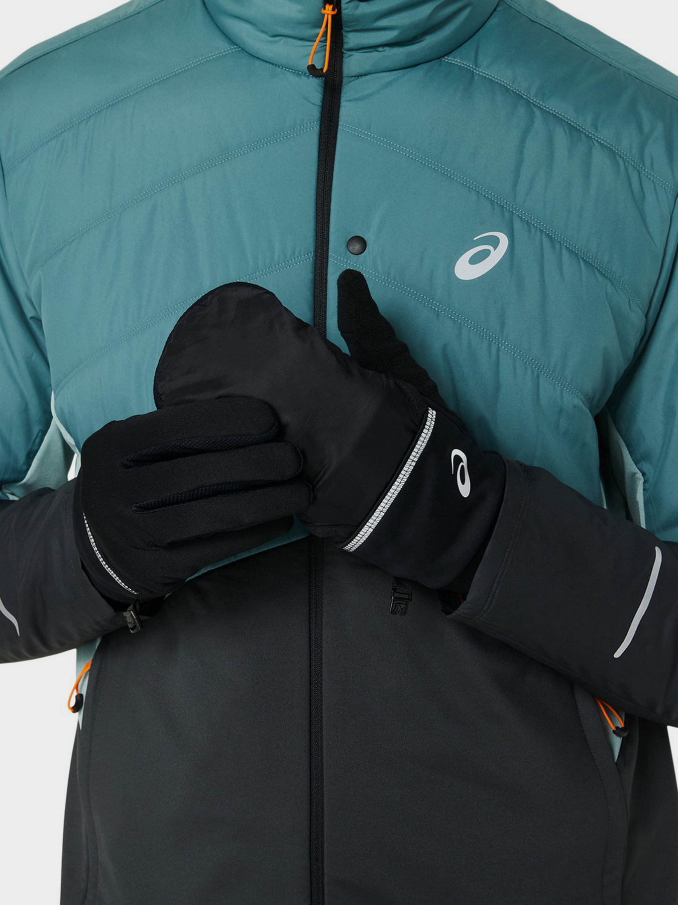 Перчатки Asics Wind-Block Running модель 3013A901-001 Чорний Фото