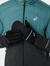 Перчатки Asics Wind-Block Running модель 3013A901-001 Чорний Фото