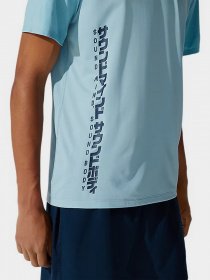 Футболка спортивная Asics Run модель 2011B872-400 Фото