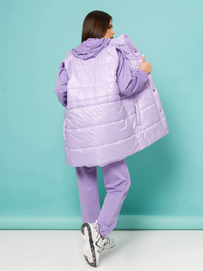 Костюм ISSA Plus модель SA-383_lilac — фото 3 - INTERTOP