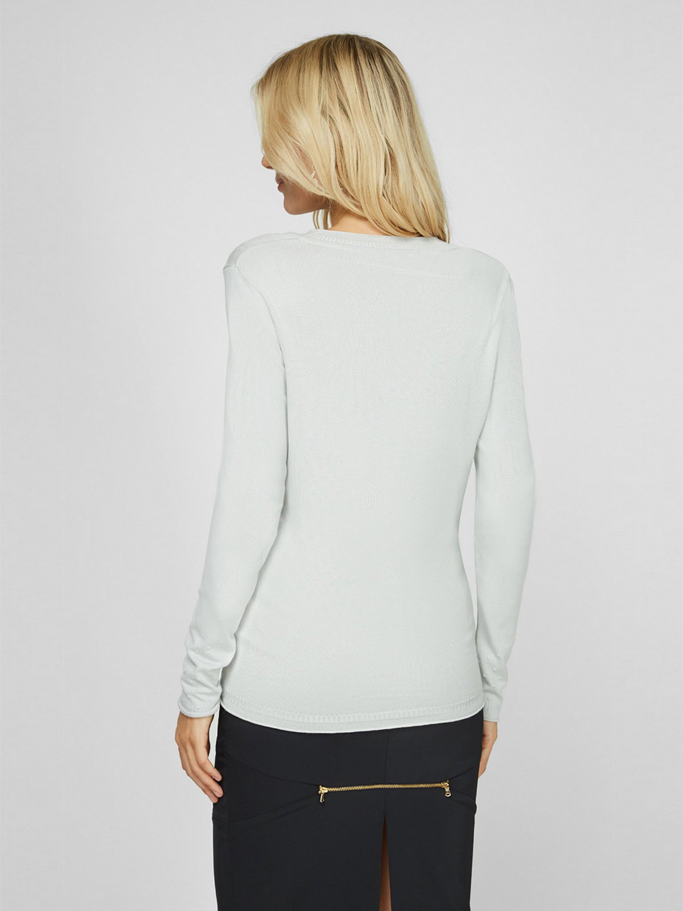 Джемпер Sassofono модель A191-SF-474113, СІРИЙ Фото