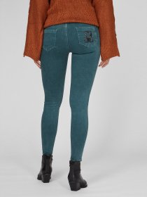 Повседневные штаны Sassofono модель A191-SF-321012, Насичено-зелений Фото