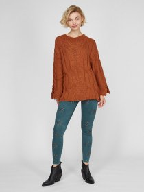 Повседневные штаны Sassofono модель A191-SF-321012, Насичено-зелений Фото