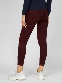 Скинни джинсы Sassofono модель A191-SF-321013, Бордовий Фото