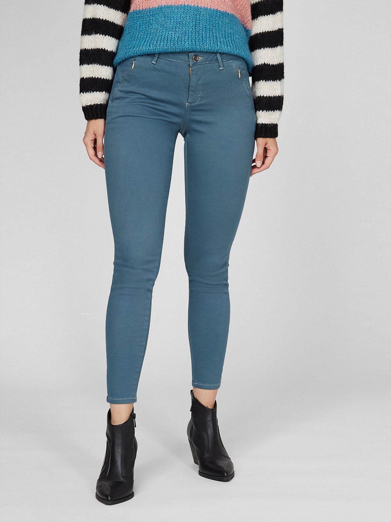 Брюки повседневные Sassofono модель A191-SF-321013, Синій Фото