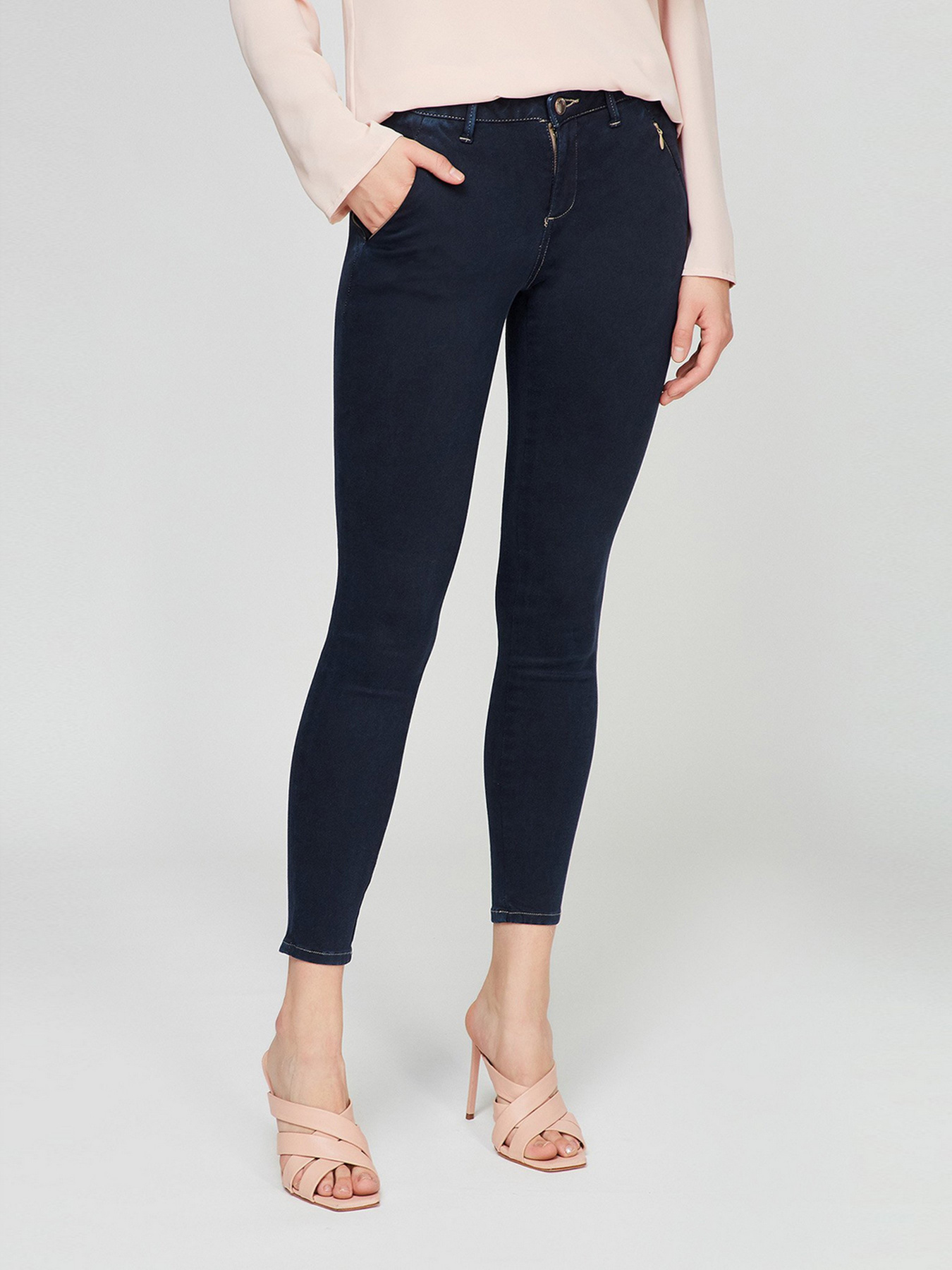 Скинни джинсы Sassofono модель A191-SF-321013, Чорний Фото