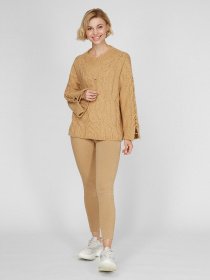 Повседневные штаны Sassofono модель A191-SF-321014, Темно-бежевий Фото