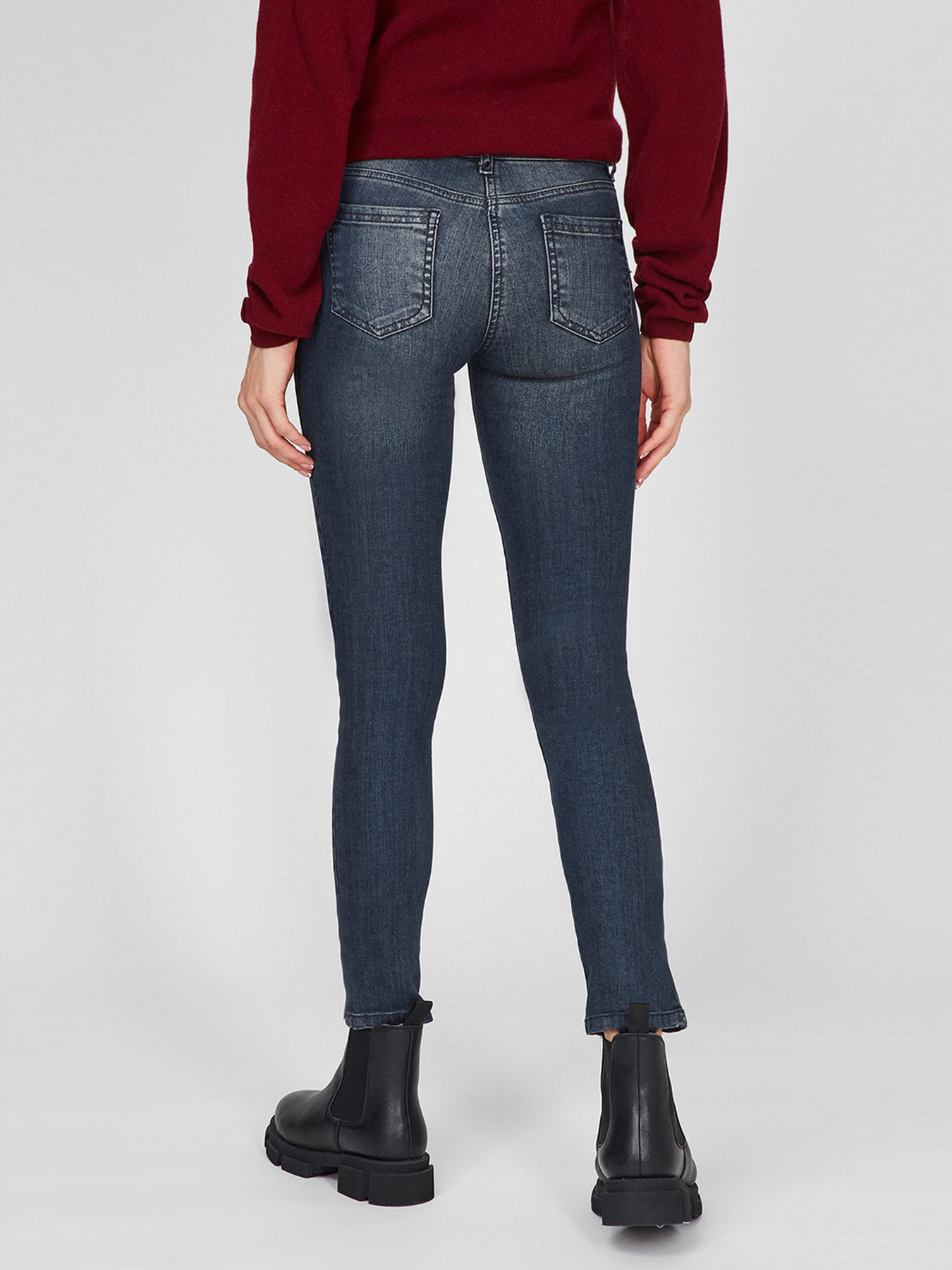 Скинни джинсы Sassofono модель A191-SF-353012-1, СИНІЙ Фото