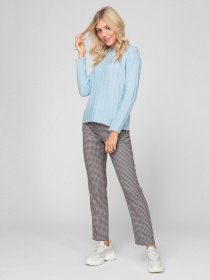 Повседневные штаны Sassofono модель A201-CL-200014, ПУДРОВИЙ Фото