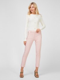 Брюки повседневные Sassofono модель A201-SC-200012, ПУДРОВИЙ Фото